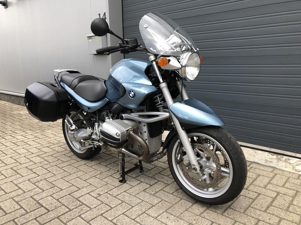 Keurige BMW R1150R uit 2002 met 87 dkm, kofferset, ABS, windscherm €2695,-
