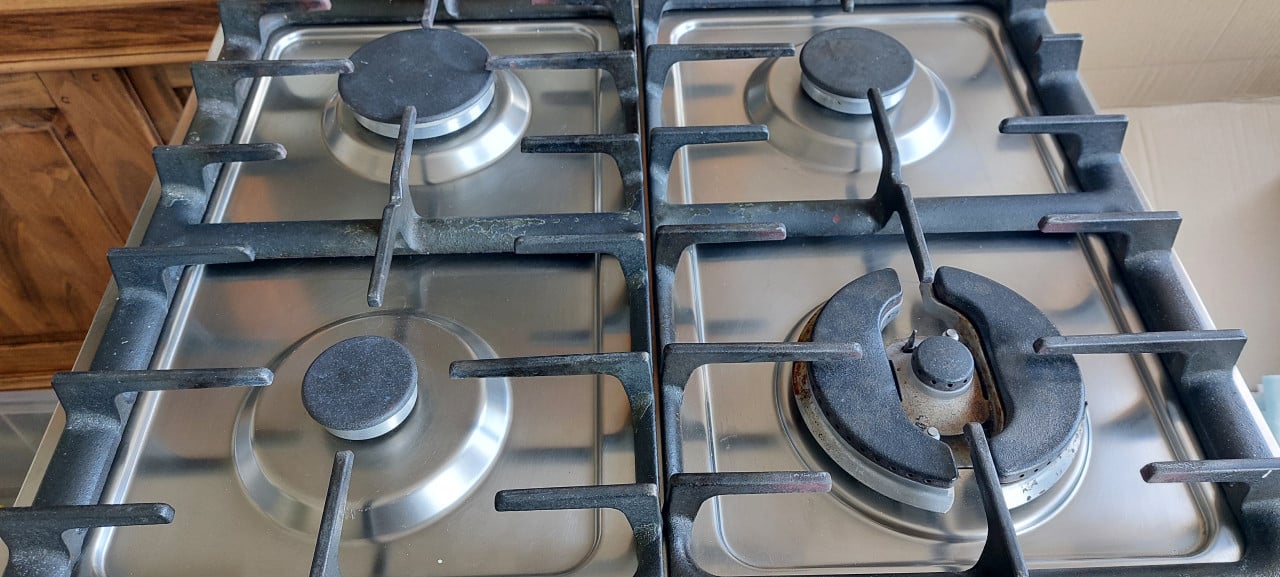 Gasfornuis met oven 'gebruik'