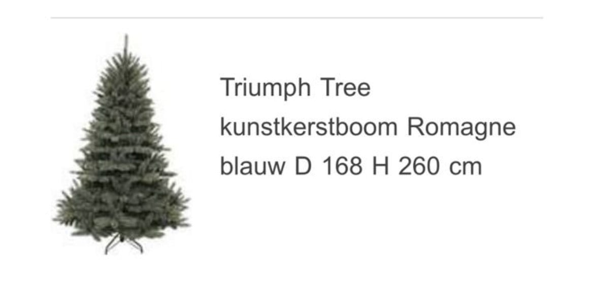 Triumph kunst kerstboom