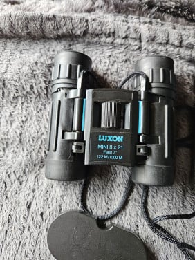 Kleine zgan krachtige rubberen LUXON verrekijker 8x 21...