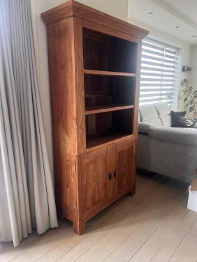 Boekenkast teakhout