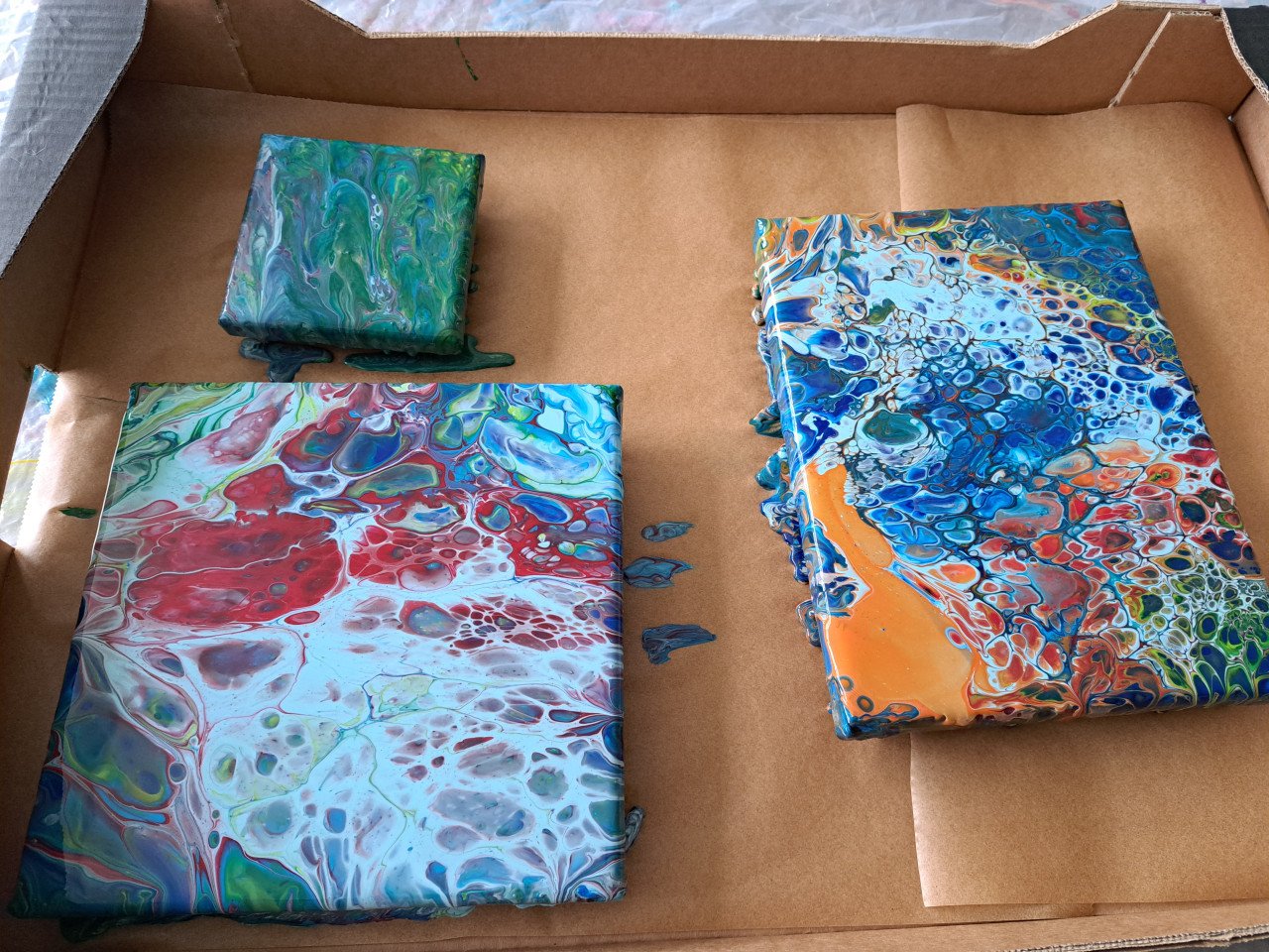 Workshop Acryl gieten 9 oktober