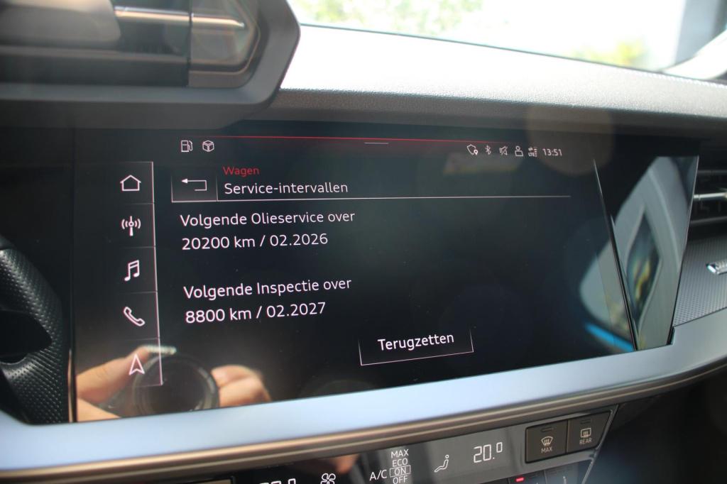 Audi A3 sportback 45 tfsi e s-line - matrix - turbo blauw - dab - virtual c