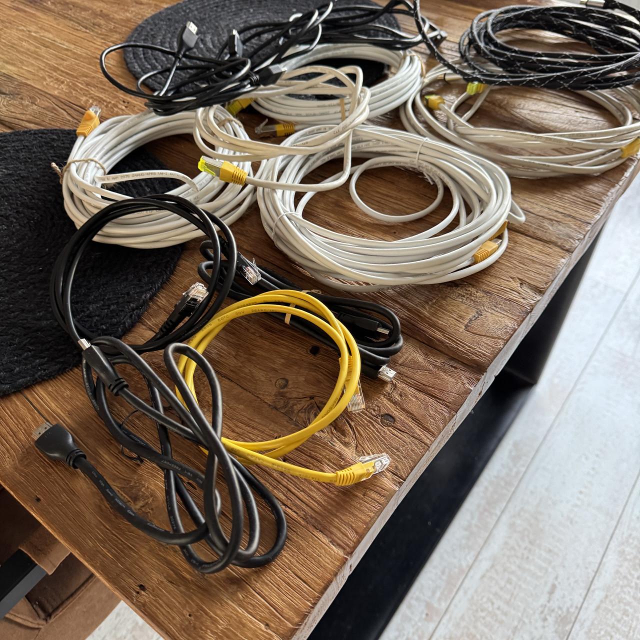 FTP en HDMI kabels en FTP verdeelboxen