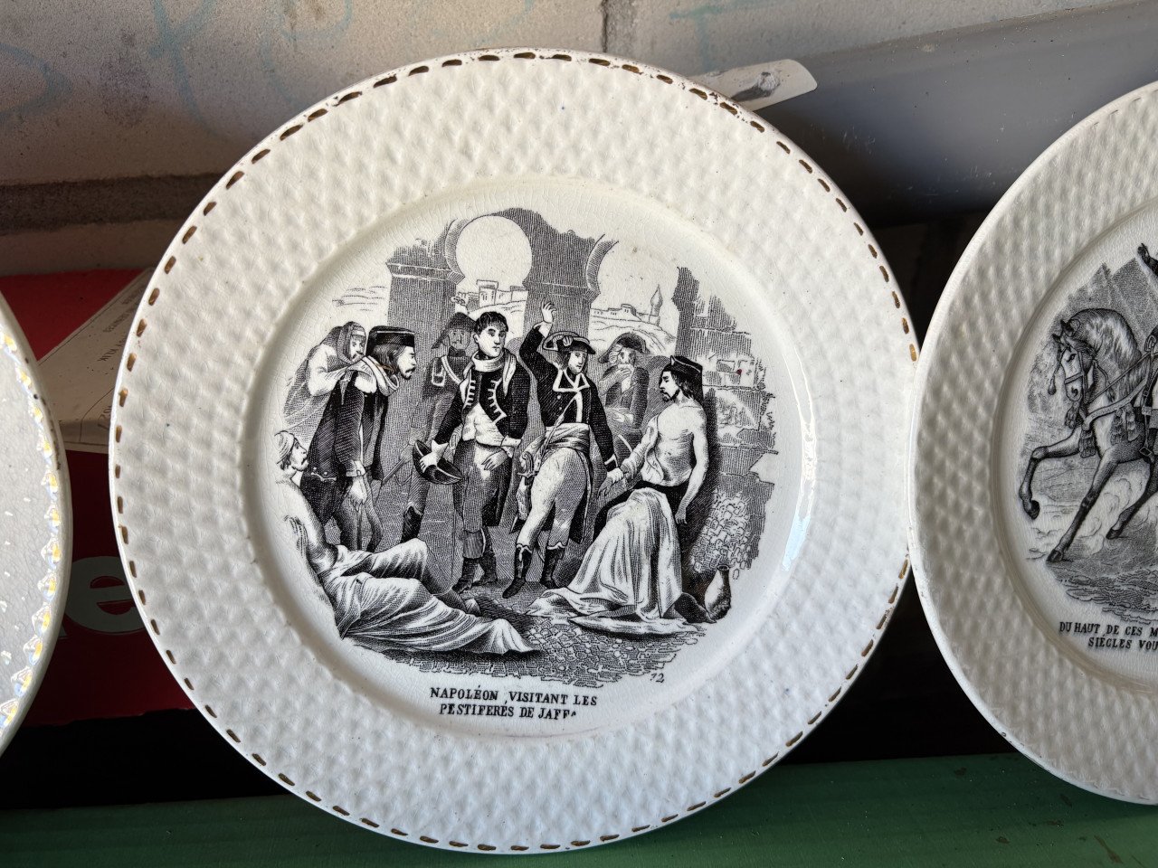 Napoleon Bonaparte Bordjes van Maastrichts ceramiek