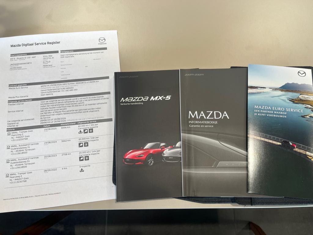 Mazda Mx-5 rf 1.5 skyactiv-g 132 luxury|rijklaar