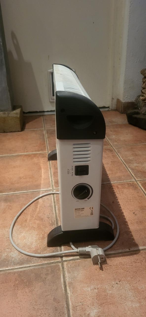 Electrische kachel.