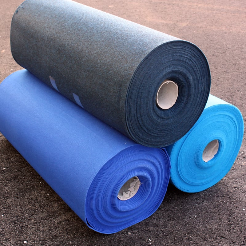 Blauwe loper voor opening of feest