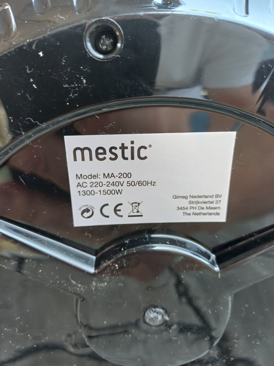 MESTIC airfryer