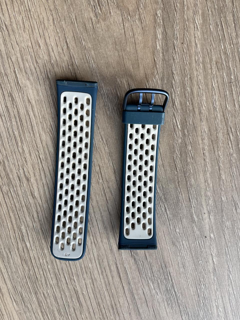 Origineel Fitbit versa 4 bandje (S) - jeans blauw en extra