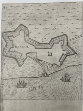 Topografische kaart Terneuzen