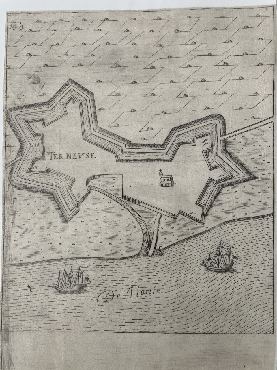 Topografische kaart Terneuzen