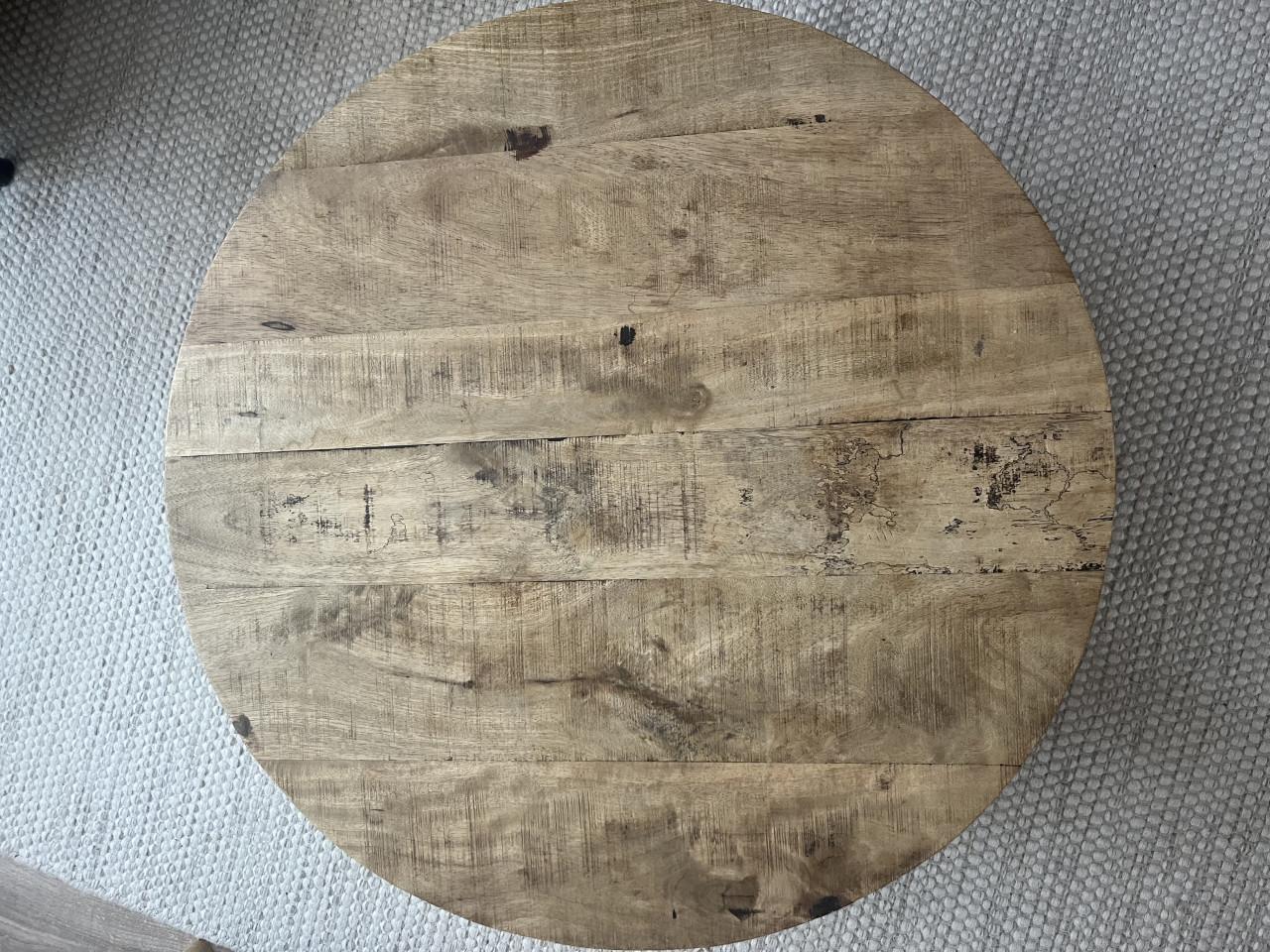 Mangohouten salontafel