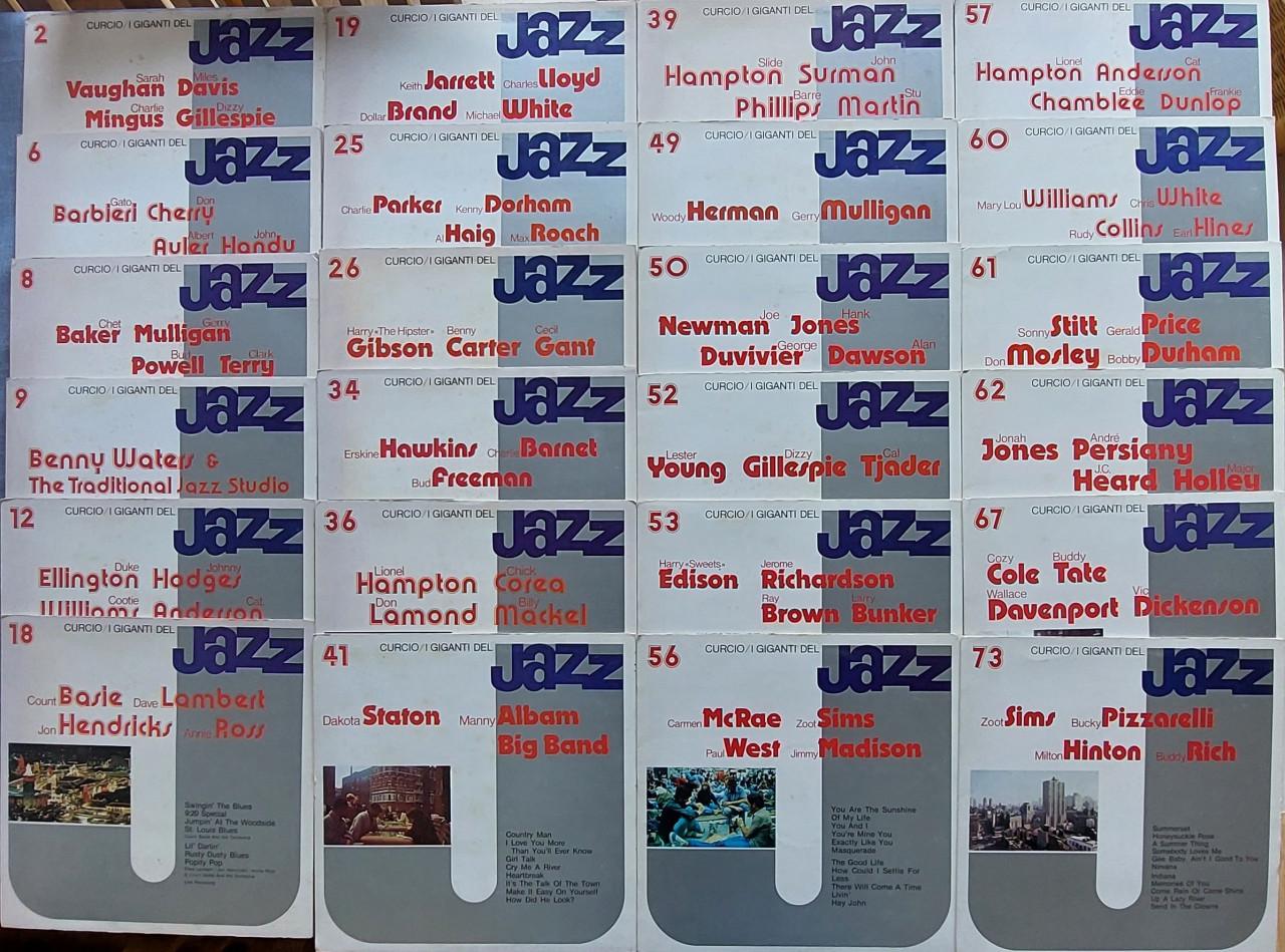 Oude Jazz Vinyl Curcio i giganti del jazz vinyl collectie