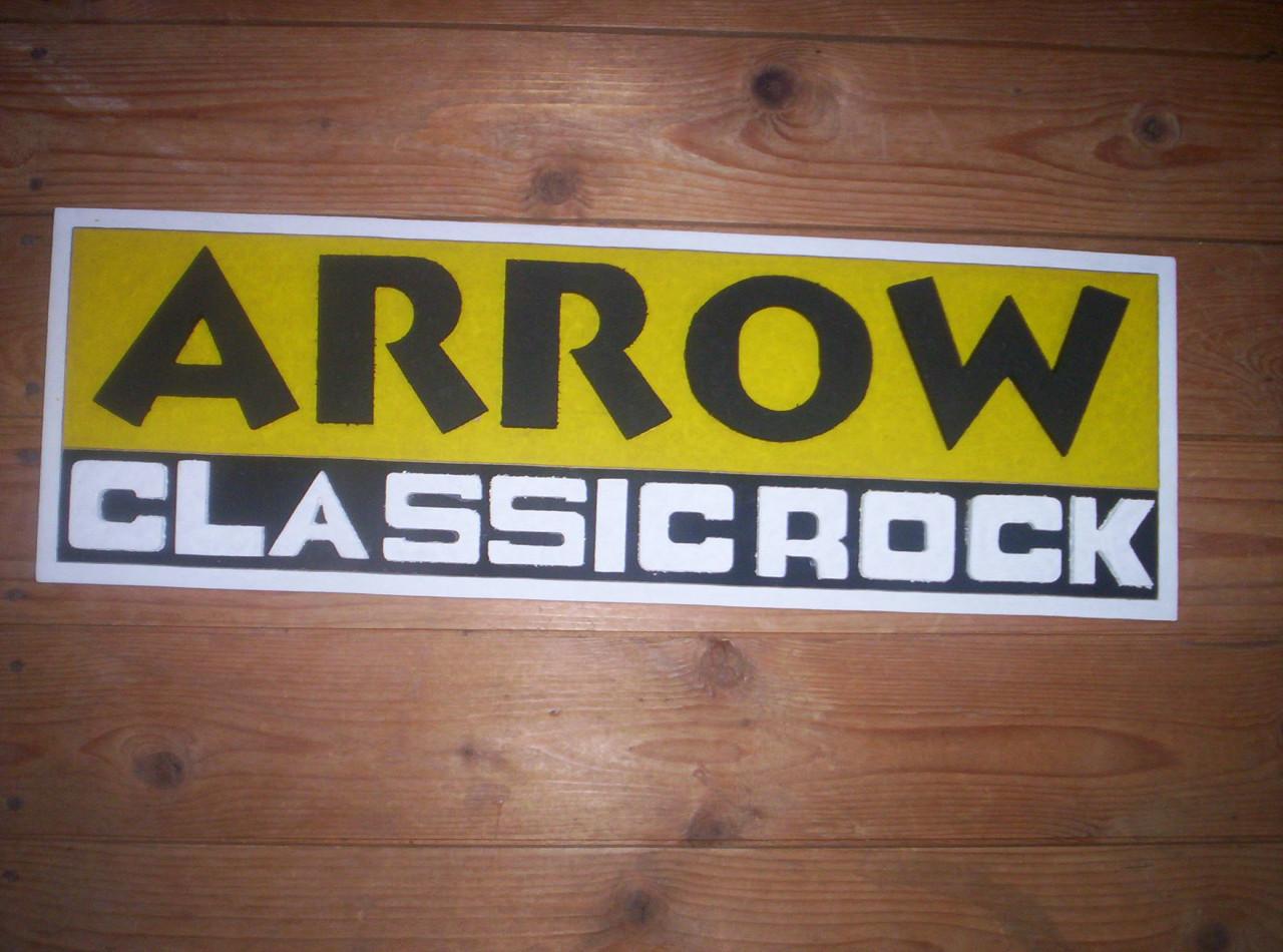 Te Koop bord met ARROW classictock