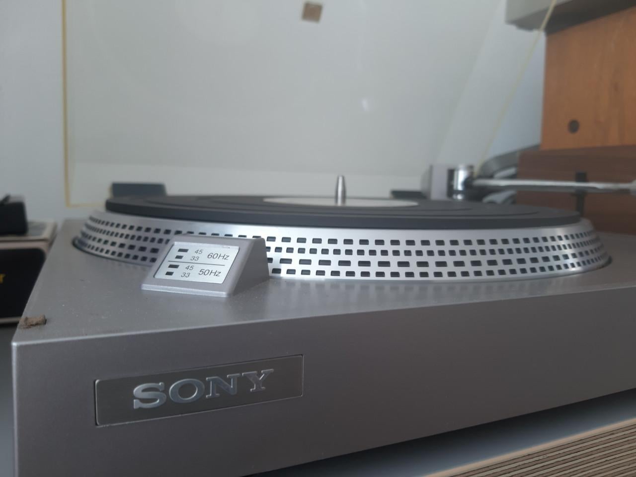 Sony PS-212A zilveren platenspeler