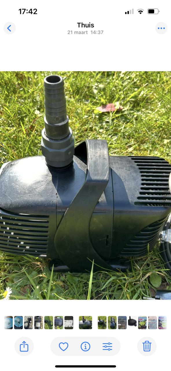 Te koop Messner mpf 10000 sterke en zuinige Vijverpomp en 10000 lpu