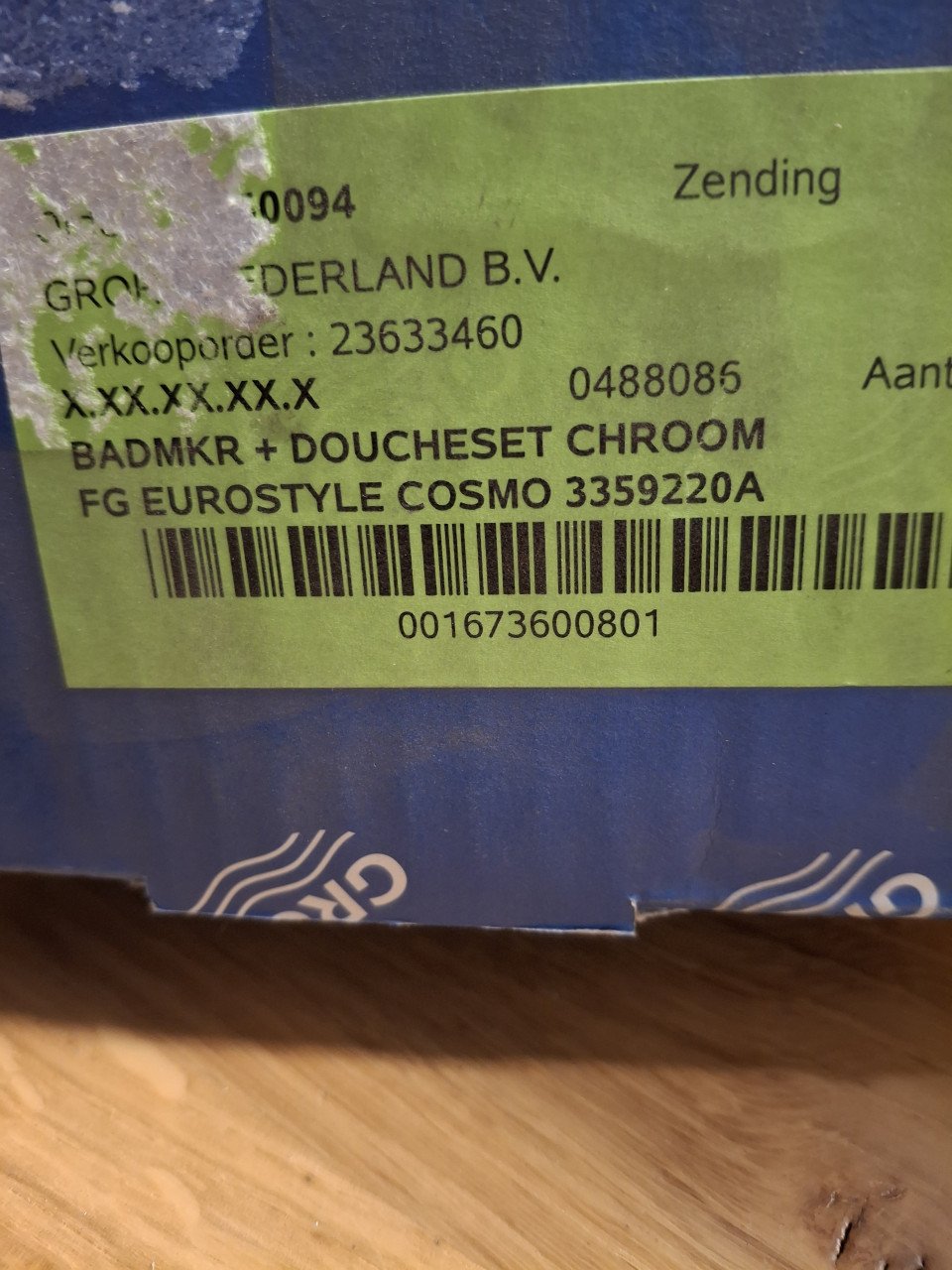 Badkraan/ douchset Hansgrohe