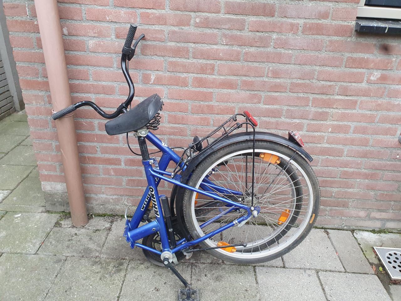 Keurige opvouwbare campingfiets voor op de boot of bij de vakantiewoning