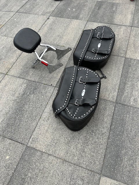 Lederen koffer set HARLEY