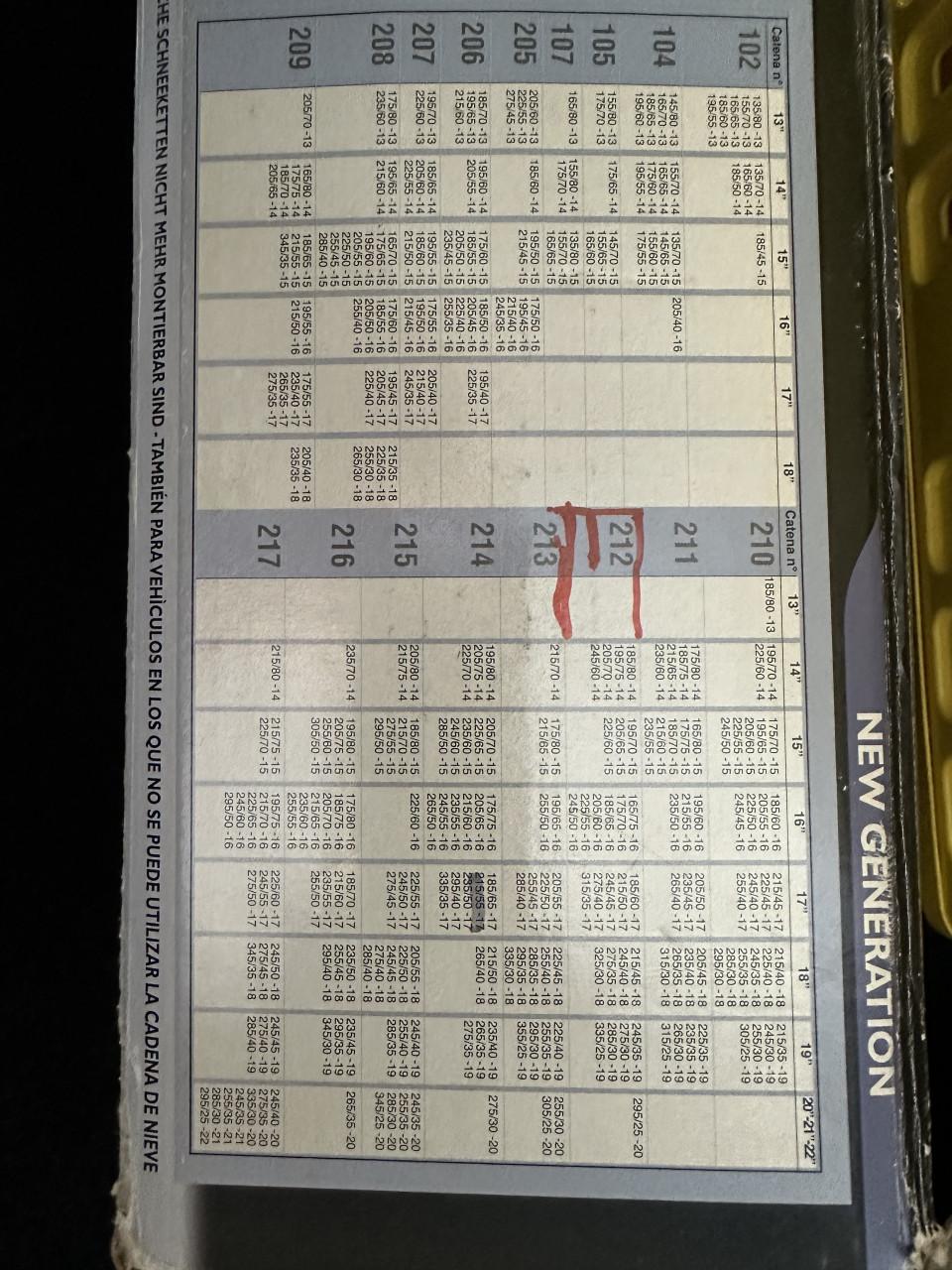 Te koop loopvlak sneeuwkettingen