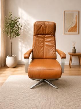 Mooie relax fauteuil met accu, zgan