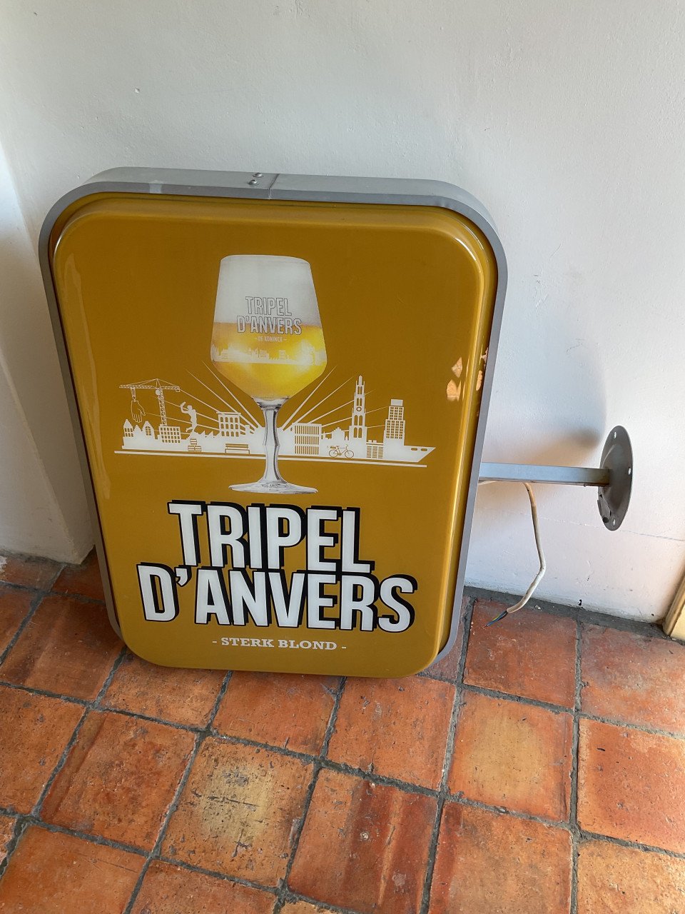 Lichtreclame Triple d’Anvers bier