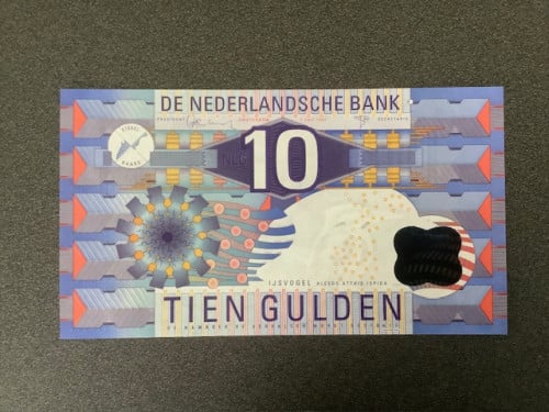 Nederland , 10 gulden 1997 IJsvogel UNC.