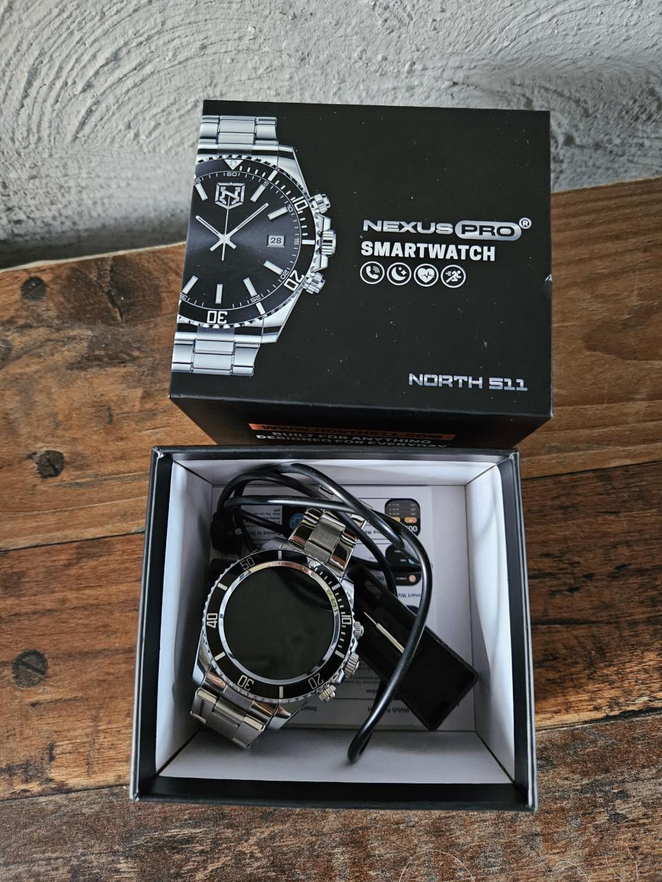Zgan Nexus Pro Smartwatch North S11 - Zilver/Zwart