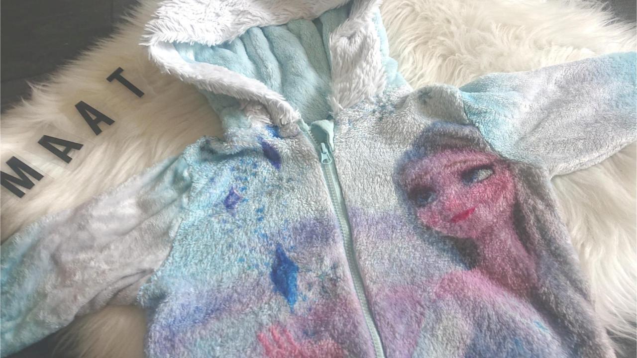Onesie Frozen maat 104