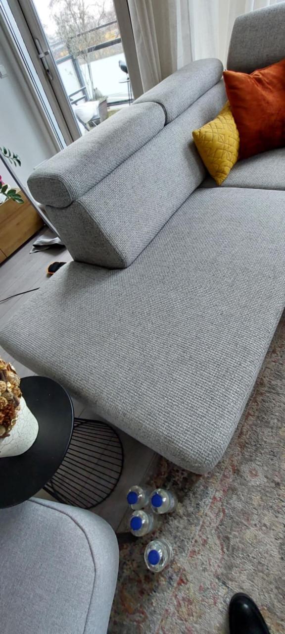 Lichtgrijs, stoffen Poortvliet hoekbank