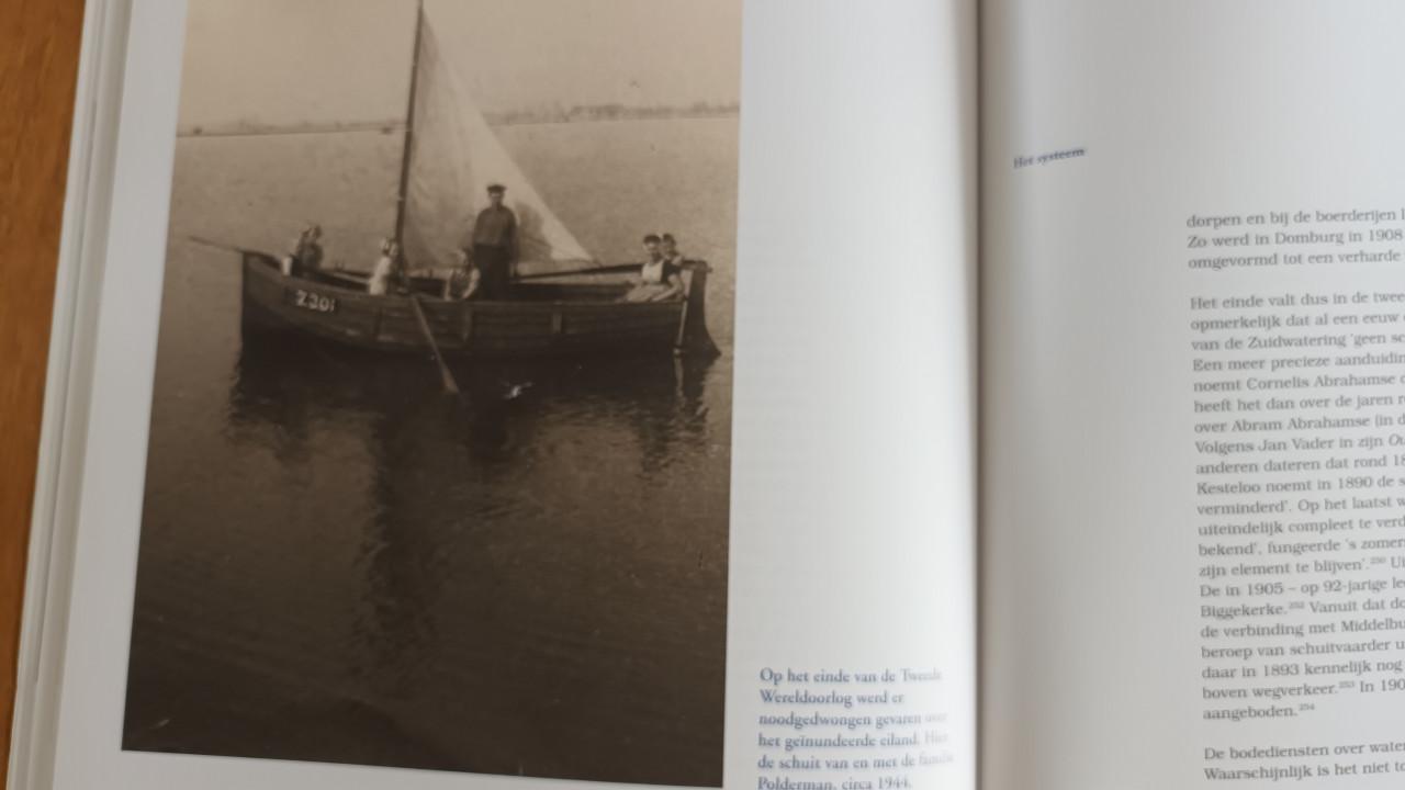Varen over Walcherse Watergangen, van schuitvlot naar schuitvlot