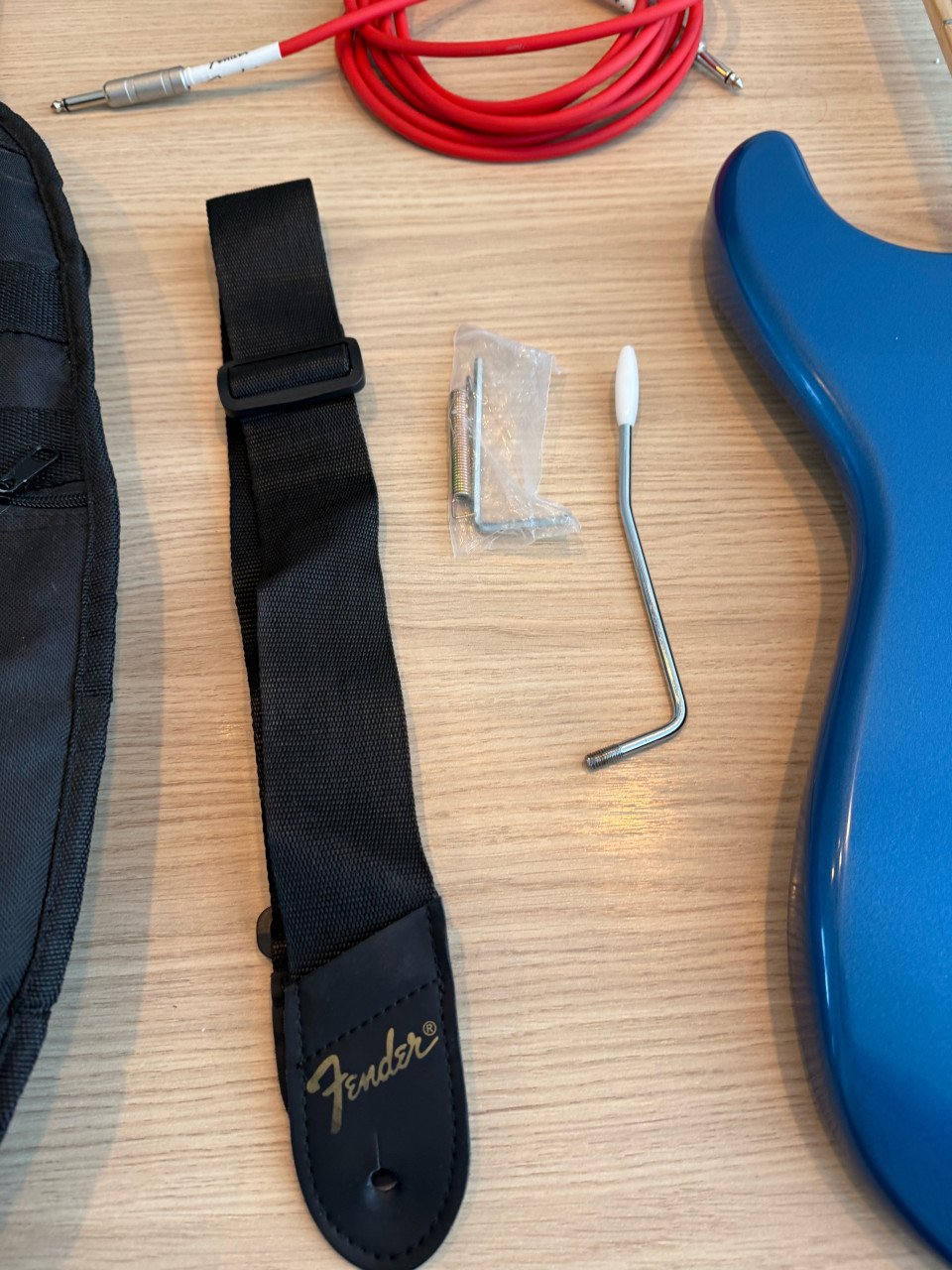 Fender squier Stratocaster complete set.