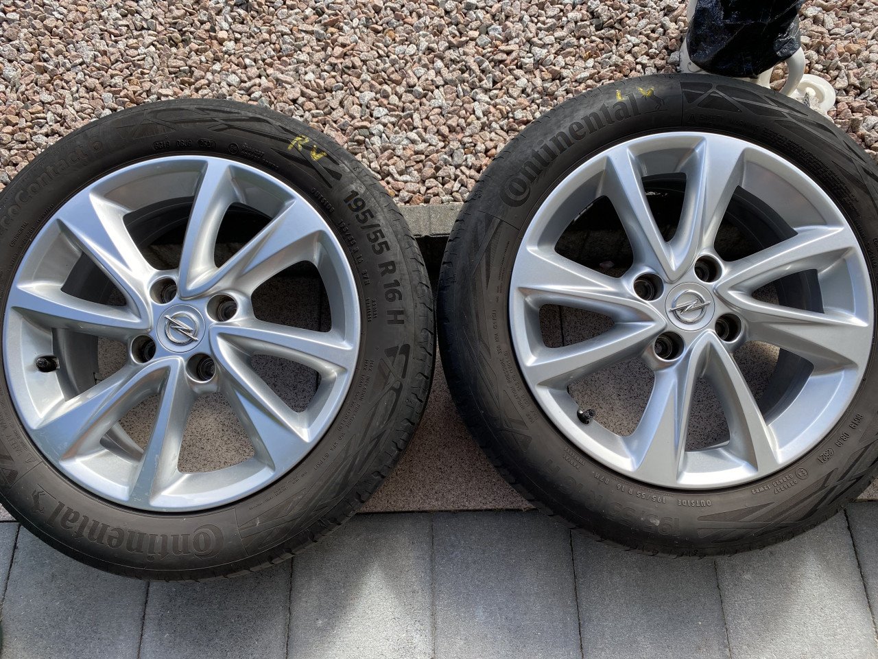 Z.G.AN. Velgen/ banden set Opel Corsa F passend bouwjaar 2019 tot heden.