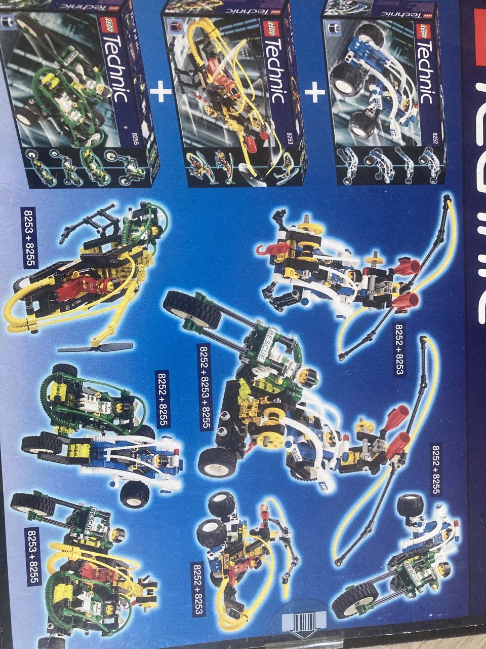 3 Lego technic sets met doos en met boekjes