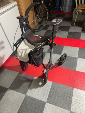 Soepel lopende rollator