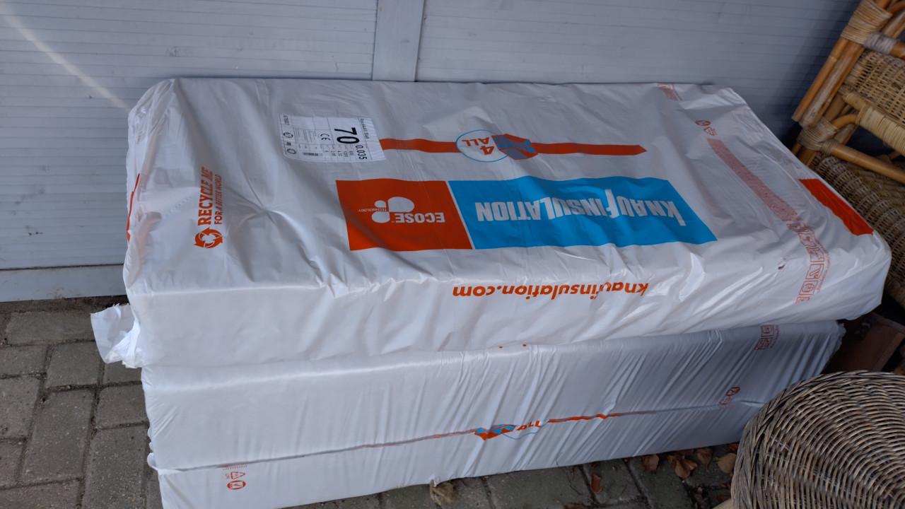 Steenwol isolatie platen