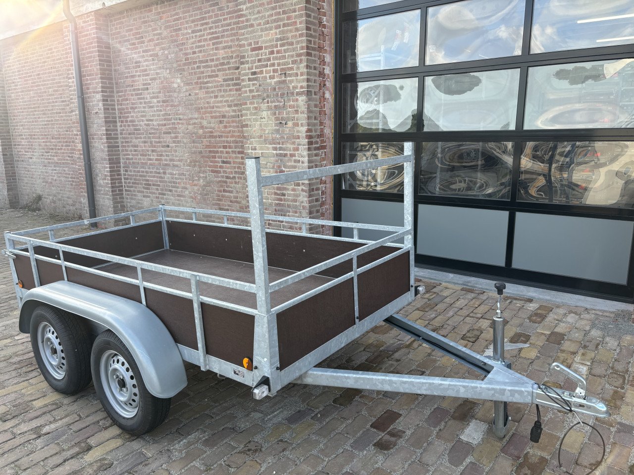 Bakwagen tandemas ongeremd 750kg 253x127cm z.g.a.n. aanhangwagen