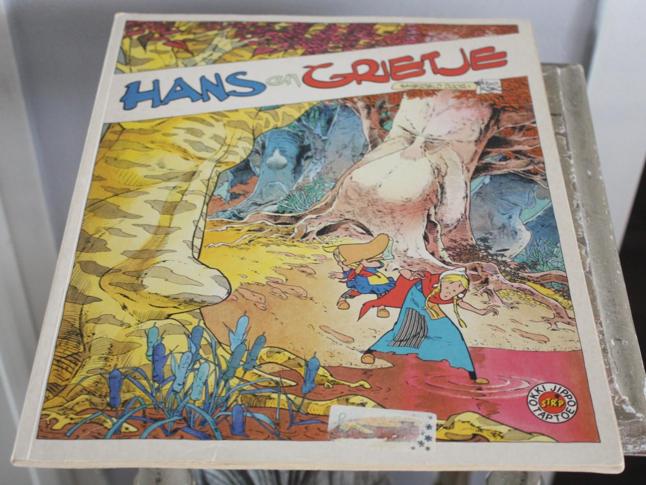 Stripboek- hans en grietje