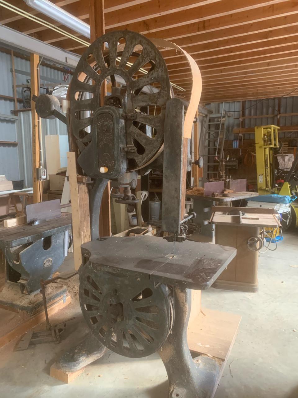 Partij houtbewerking machines.