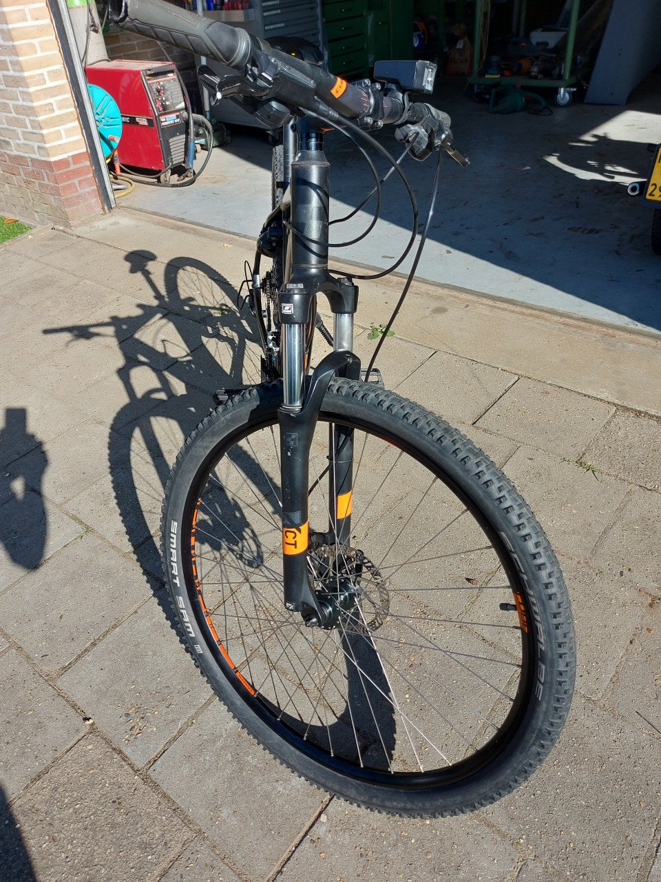 Cube aim pro mountainbike black/orange 2020