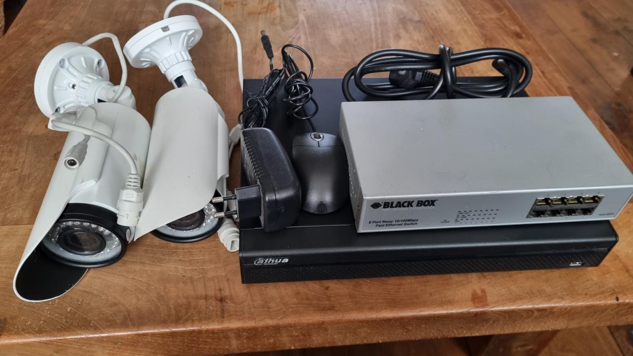 Dahua camera bewaking set