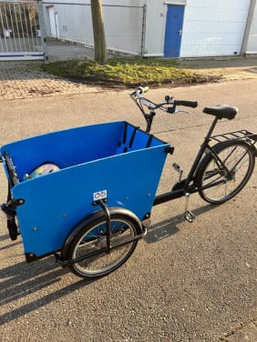 BLAUWE BABOE BAKFIETS ZONDER FRAME MANKEMENTEN
