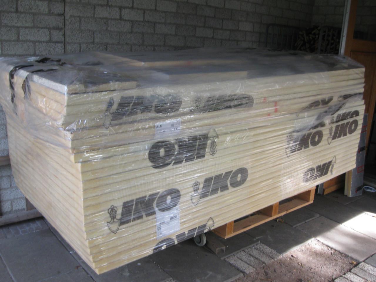Isolatie platen PIR nieuw 30 en 40 cm dik