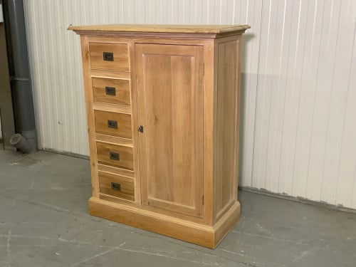 Nieuwe Opbergkast eikenhout 127x100x45