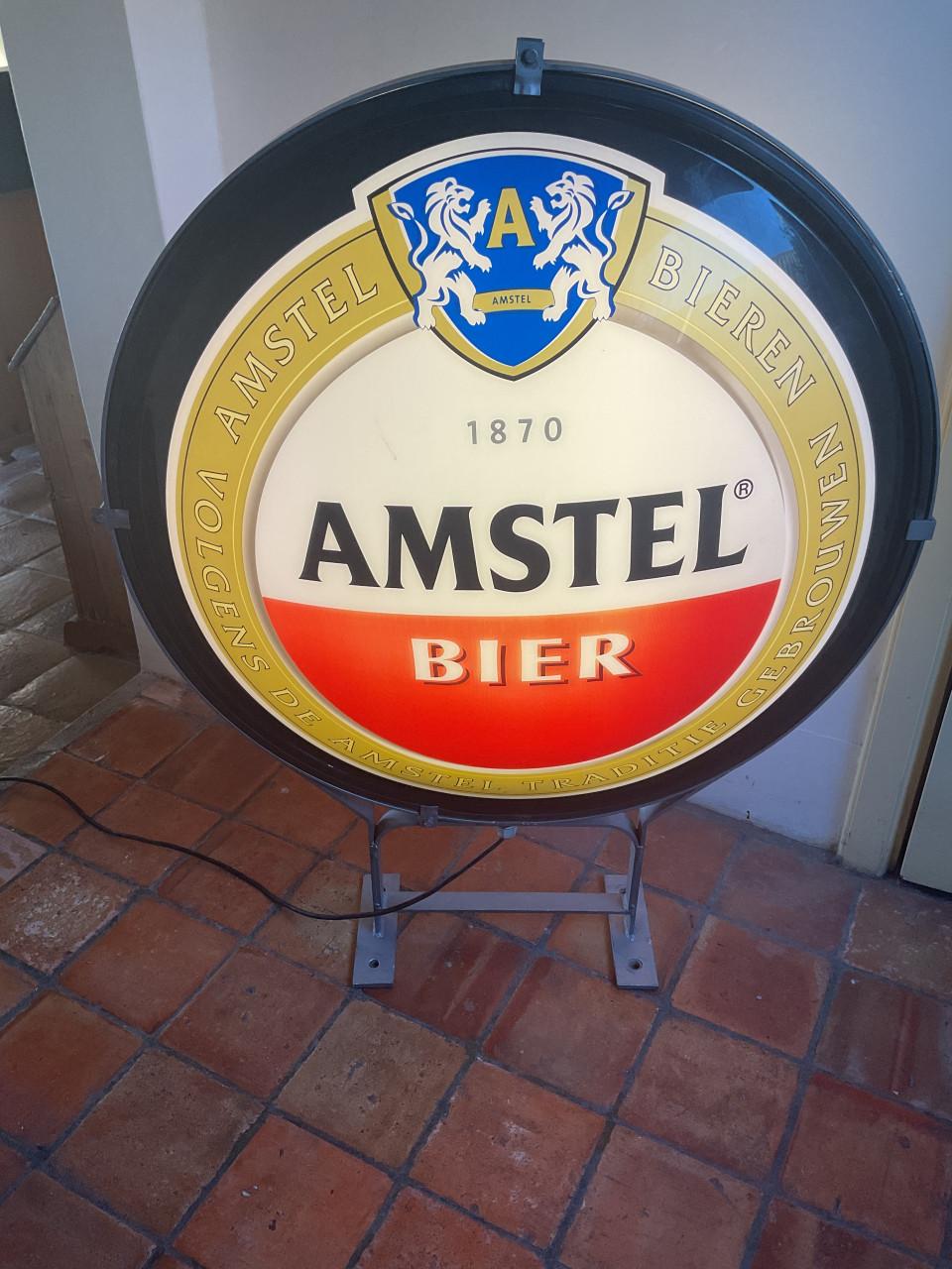 Amstel bier lichtreclamebord