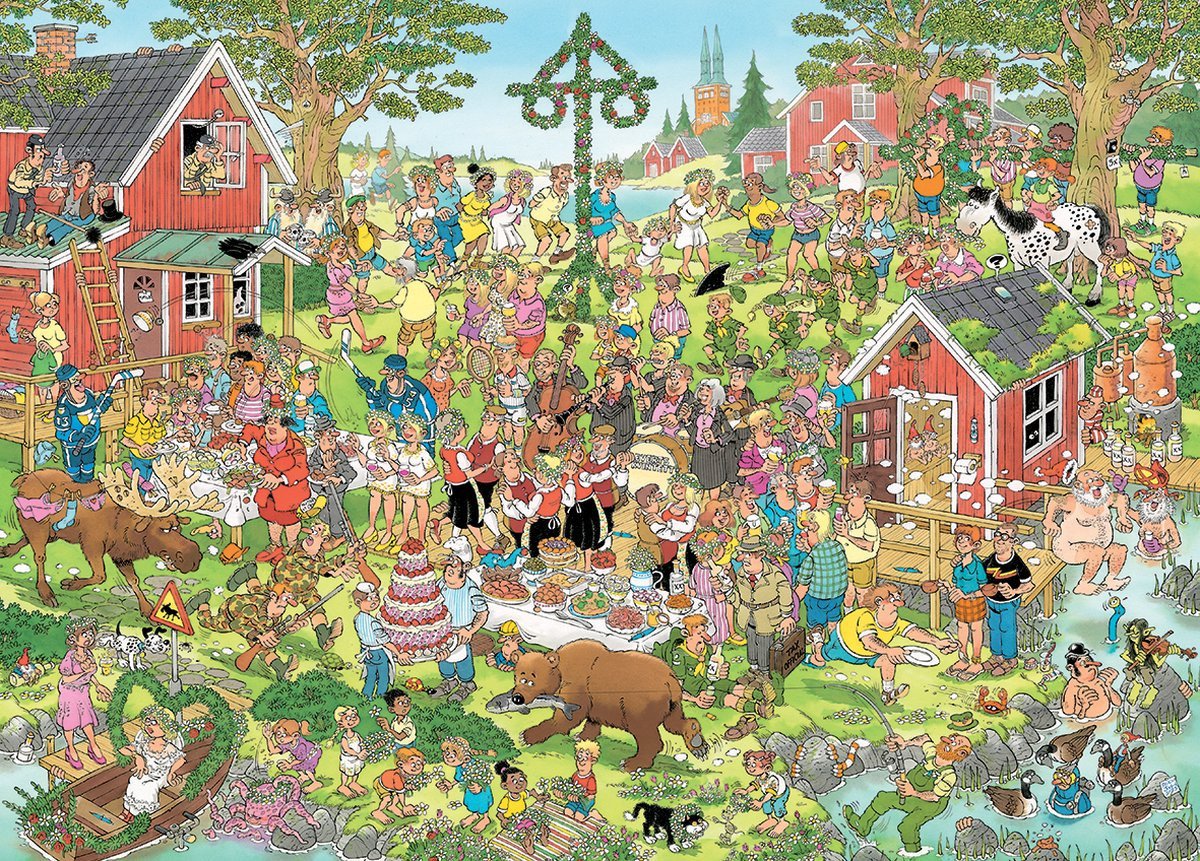 Jan van Haasteren - Midzomerfeest
