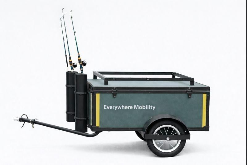 🎣 Ontdek de Vis Bagagewagentjes op de markt  bij  Everywhere Mobility