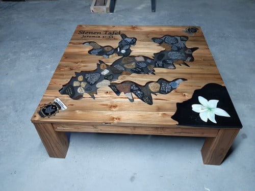 Epoxy tafel op maat