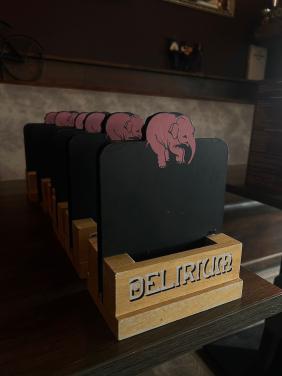 Gratis menu /houders  aftehalen